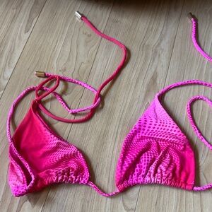 Vibrant Pink Bikini Top